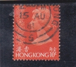 Stamps Hong Kong -  ISABEL II