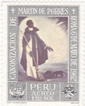 Sellos de America - Per -  canonización Martín de Porres