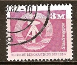 Stamps Germany -  Escudo de armas del estado,(DDR).