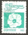 Sellos de America - Nicaragua -  1261 - Flor