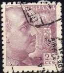 Sellos de Europa - Espaa -  ESPAÑA 1949 1048 Sello General Franco 25c Usado