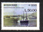 Sellos de America - Honduras -  Fortaleza de San Fernando de Omoa