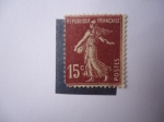 Stamps France -  Sembradora- 1924