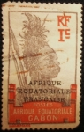 Stamps Gabon -  Guerrero