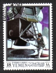 Stamps Yemen -  Apolo 10 - proyecto de exploración lunar