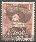 Stamps Spain -  1341 - III Centº muerte de Velázquez 