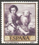 Stamps Spain -   1270 - Pintura de Bartolomé Esteban Murillo  