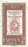 Stamps Spain -  AÑO INTERNACIONAL DEL LIBRO Y LA LECTURA. PORTADA DEL QUIJOTE. EDIFIL 2076