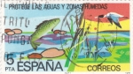 Stamps Spain -  protege las aguas y zonas humedas  (21)