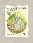 Stamps Benin -  Pájaros