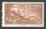 Stamps Spain -  1177 - Super-constellation y nao Santa María