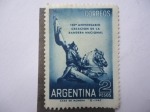 Sellos de America - Argentina -  150º Aniv.  reación de la Bandera Nacional.