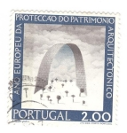 Stamps Portugal -  Año europeo para la protección del patrimonio arquitectónico