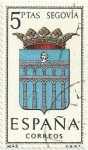 Stamps Spain -  ESCUDOS DE CAPITAL DE PROVINCIA. GRUPO IV. Nº 43. SEGOVIA. EDIFIL 1637