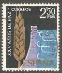 Stamps Spain -  1585 - XXV años de paz