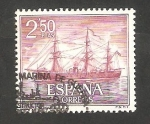 Stamps Spain -   1608 - Fragata Numancia
