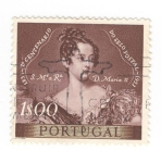 Stamps Portugal -  Primer centenario del sello postal. S.M R.D María II