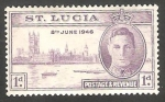 Stamps Saint Lucia -  122 - Anivº de la Victoria