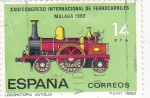 Stamps Spain -  XXIII congreso internacional de ferrocarriles Malaga 1982 (21)