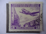 Stamps Chile -  Línea Aérea Nacional.