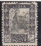 Stamps Africa - Libya -  proa de un barco