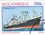 Stamps Mozambique -  barco de Moçambique