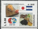 Stamps America - Honduras -  COMIDA  JAPONESA  Y  HONDUREÑA