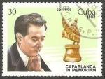 Sellos de America - Cuba -  En memoria de Capablanca