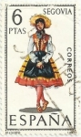 Sellos de Europa - Espa�a -  TRAJES TÍPICOS ESPAÑOLES. GRUPO IV. Nº 43 SEGOVIA. EDIFIL 1955