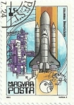 Sellos de Europa - Hungra -  25 AÑOS DE NAVEGACIÓN ESPACIAL. TRANSBORDADOR COLUMBIA, 1981. YVERT HU 2814