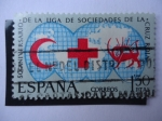 Stamps Spain -  Ed: 1969 - 50 Aniversario de la Liga de Sociedades de la Cruz Roja.