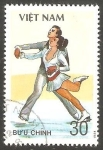 Stamps Vietnam -  Patinaje artístico