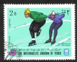 Stamps Yemen -  Juegos Olímpicos de Invierno en Grenoble