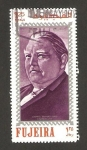 Stamps United Arab Emirates -  Fujeira - Ludwig Erhard 