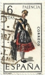 Sellos de Europa - Espa�a -  TRAJES TÍPICOS ESPAÑOLES. GRUPO IV. Nº 37. PALENCIA. EDIFIL 1949