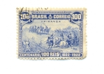 Sellos de America - Brasil -  CENTENARIO DE YPIRANGA 1822-1922