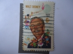 Stamps United States -  Walt Disney - Walter Elias Disney (1901/66) - S/1355. 