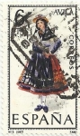 Stamps Spain -  TRAJES TÍPICOS ESPAÑOLES. GRUPO I. Nº 5. ÁVILA. EDIFIL 1771