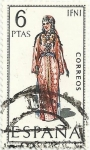 Stamps Spain -  TRAJES TÍPICOS ESPAÑOLES. GRUPO III. Nº 25. IFNI. EDIFIL 1898