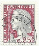 Stamps France -  (313) MARIANNE DE DECARIS. TIPO I. YVERT FR 1263