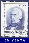 Sellos de America - Argentina -  ARG San Martín 10000 (2)