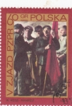 Stamps Poland -  manifestación laboral