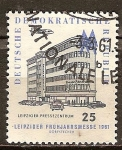 Stamps Germany -  Feria de primavera Leipzig 1981 (DDR).