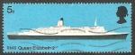 Stamps United Kingdom -   549 - Barco Queen Elizabeth II