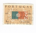 Stamps Portugal -  5 octubre 1910-1960