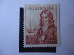 Stamps Austria -  Navegante: William Damper 1651-1715.