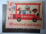 Stamps United States -  UNICEF -United Nations.