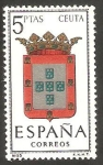 Sellos de Europa - Espaa -  1702 - Escudo de Ceuta