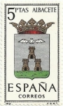 Sellos de Europa - Espa�a -  ESCUDOS DE CAPITAL DE PROVINCIA. GRUPO I. Nº 2. ALBACETE. EDIFIL 1407