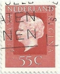 Sellos de Europa - Holanda -  SERIE BÁSICA REINA JULIANA (1909-2004), DE PERFIL. VALOR FACIAL 55 Cent. YVERT NL 1035